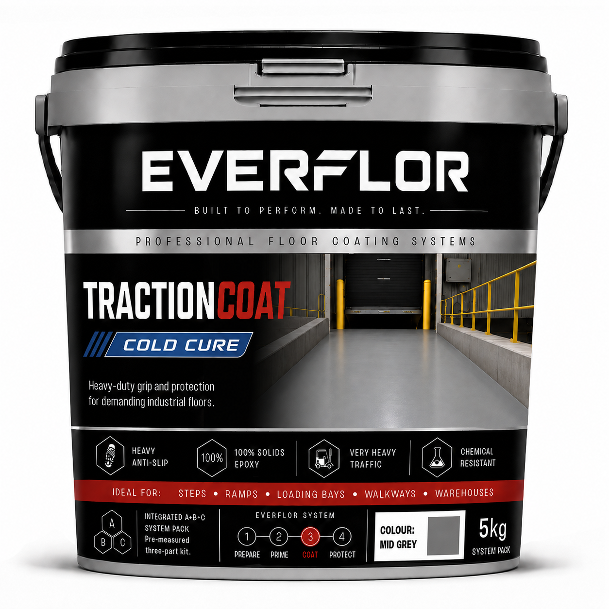 EverFlor - TractionCoat - Cold Cure