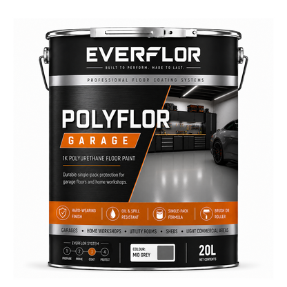 Everest Trade – Dickschichtige Garagenbodenfarbe auf Polyurethan (PU)-Harzbasis – rutschfest