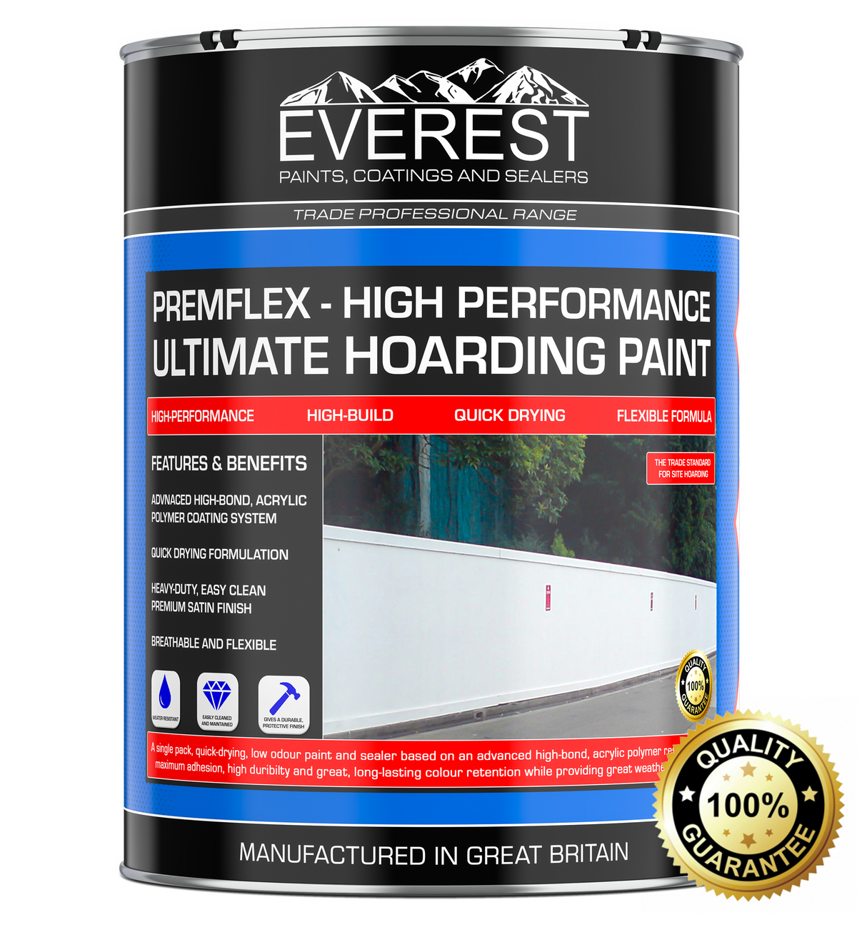 Everest Paints - PREMFLEX - Ultieme Afzetverf - Hoge Prestaties