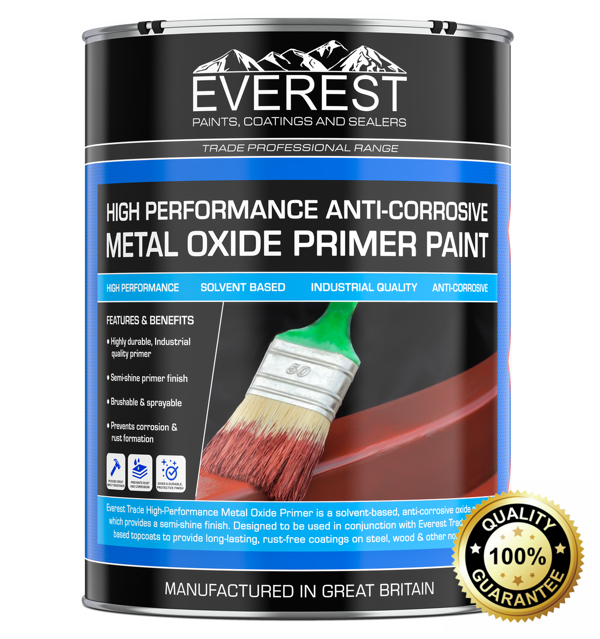 Everest - Oxide Primer for Wood and Metal - 5 Litre